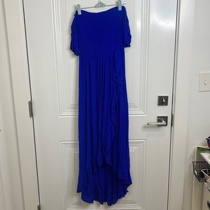 Blue maxi dress
